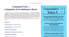 Desktop Screenshot of communistvoice.org