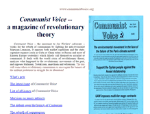 Tablet Screenshot of communistvoice.org